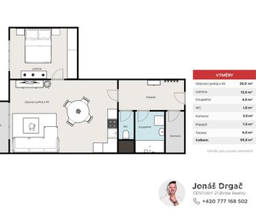 Pronájem bytu 2+kk 64 m² - Photo 4
