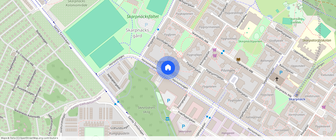 Horisontvägen **, Skarpnäcks Gård