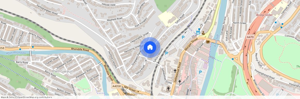 Old School Lane, Tyfica Road, Pontypridd