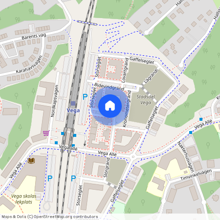 Fribordsgränd 12, Vega