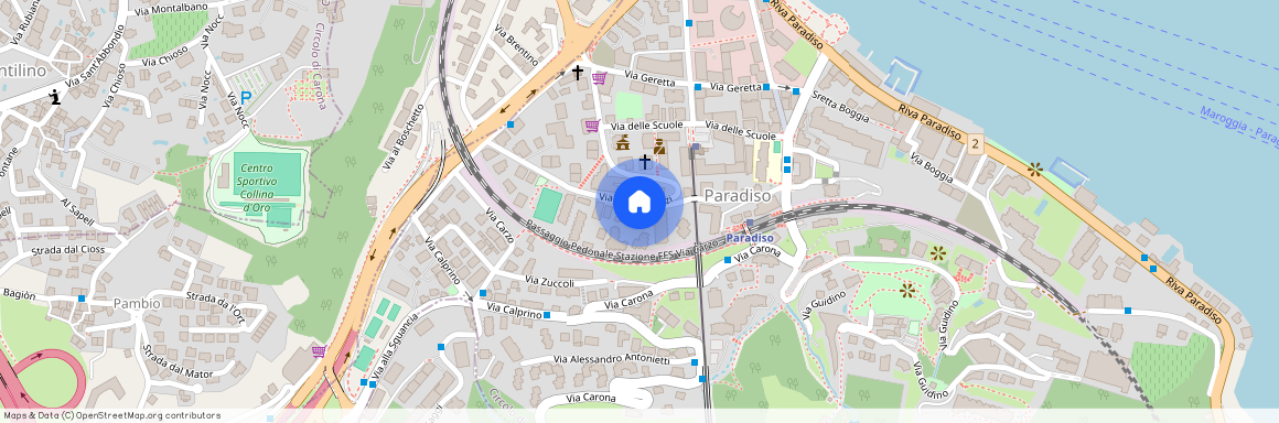 6900, Paradiso, Via Franco Zorzi, 17