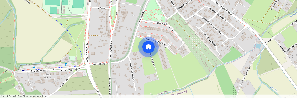 ul. Panoramy Ślężańskiej, Sobótka, Sobótka, wrocławski, dolnośląskie