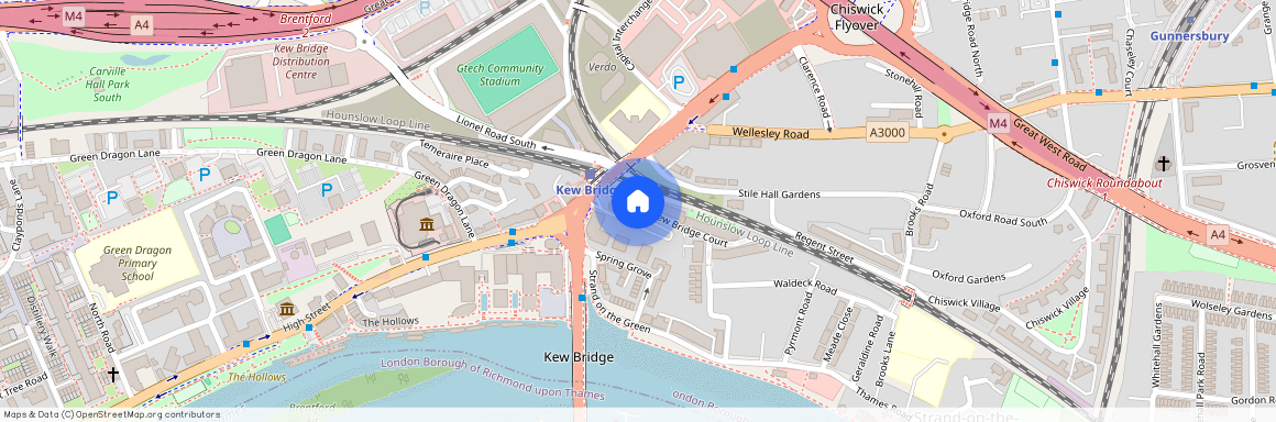 Kew Bridge Road, Kew Bridge, Brentford, TW8