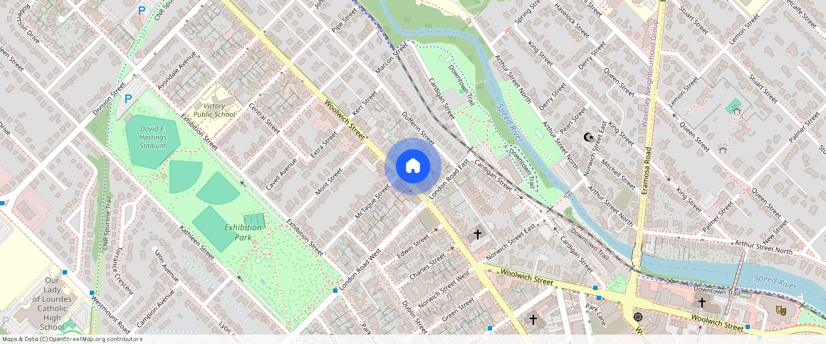 ** Woolwich Street, Guelph, ON, Canada