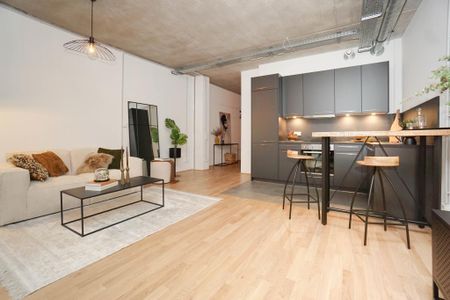 Demnächst frei! 1-Zimmer-Wohnung (Loft) im Tabakquartier mit Einbauküche und Balkon - Photo 4