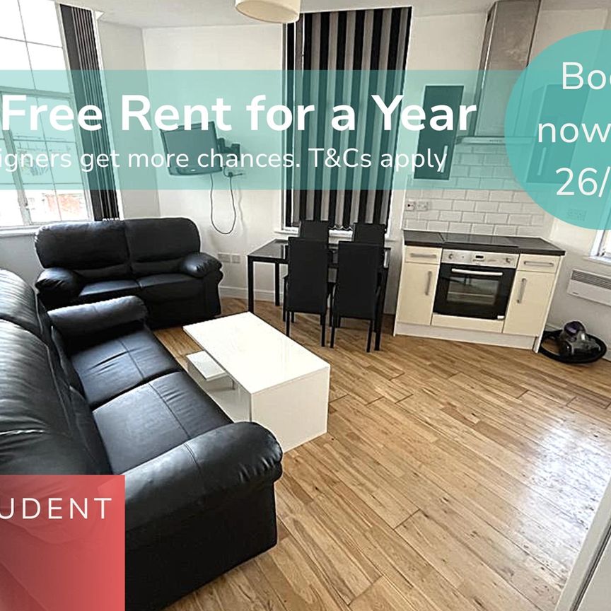 4 Bed Flat, Lillie House, LE2 - Photo 1