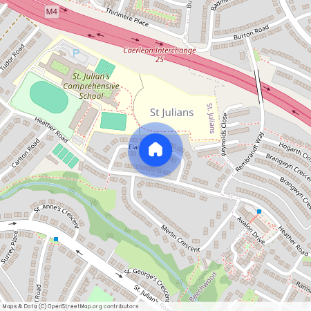 Elaine Crescent, NP1, Casnewydd