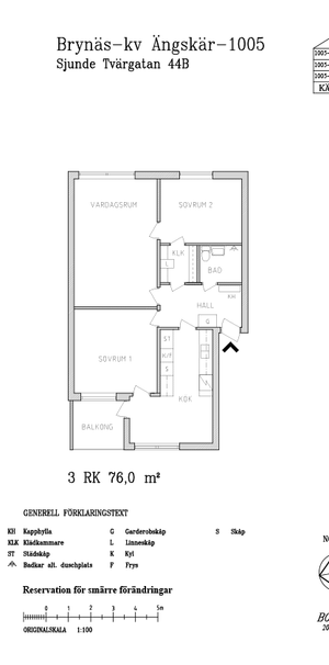 Sjunde Tvärgatan 44 B, våning 2 - Foto 1