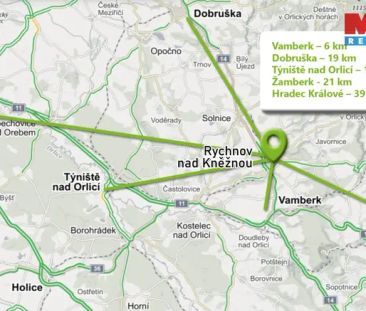 Pronájem bytu 2+kk v Rychnově nad Kněžnou, ul. Nové domy - Fotografie 4