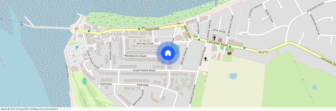 Salisbury Avenue, Knott End-on-Sea, Poulton-le-Fylde, Lancashire, FY6