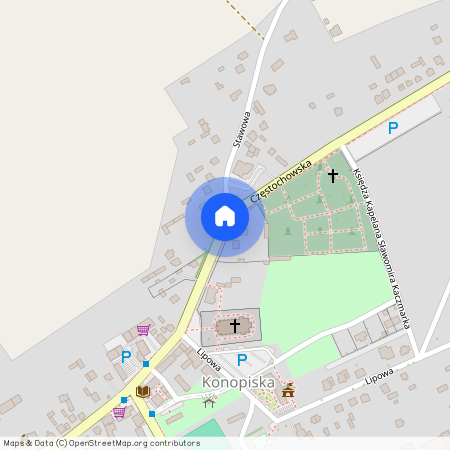 Konopiska, Aleksandria