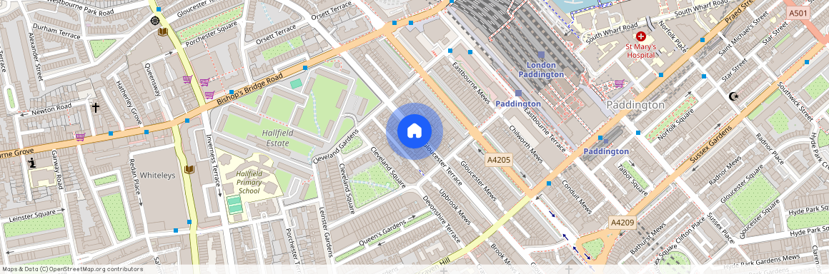 Gloucester Terrace, Paddington, London, W2