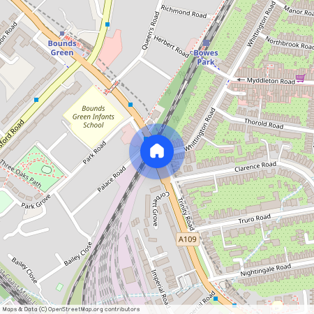 Whittington Road, Bounds Green N22