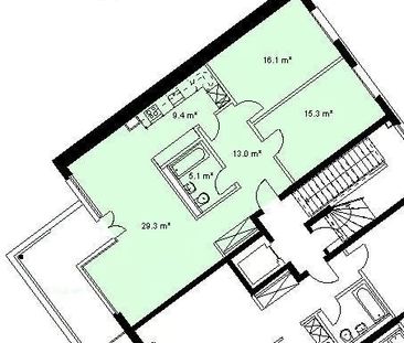 3.5 Zimmer, 88 m², 1. Stock - Photo 6