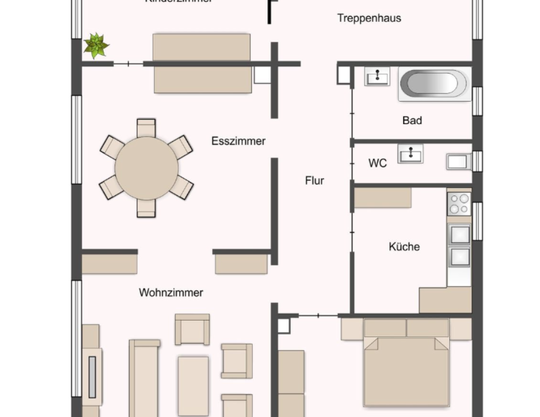Obergeschosswohnung - Foto 1