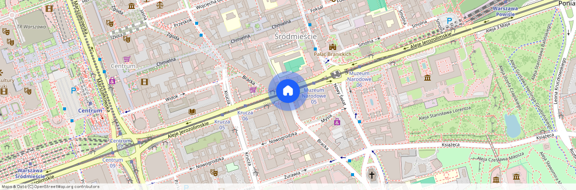 Warszawa, Śródmieście, ul., Bracka