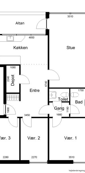 Rosenparken, 3, 1 tv., Rødby., 4970 - Foto 2