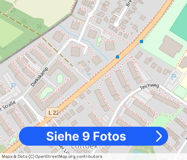 Blick über die Stadt: moderne Endetage mit riesiger Design-Wohnküch... - Foto 1