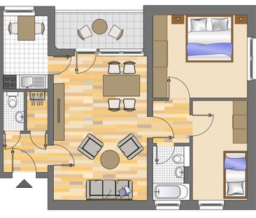 3-Zimmer-Wohnung in Siegen Wenscht - Photo 2