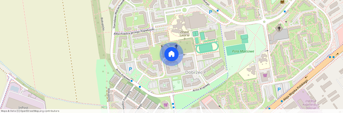 ul. ks. Stanisława Piotrowskiego, Dobrzec, Kalisz, wielkopolskie