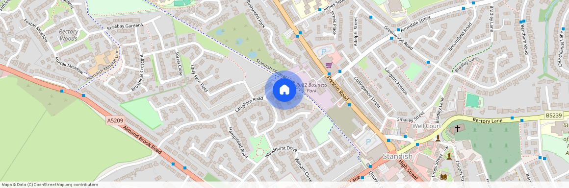 Standish, Lane, Green, 0TS WN6, Wigan