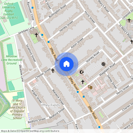 East Oxford OX4 1SQ, Iffley Road