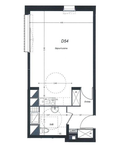Location Appartement 1 pièce 39m² ST HERBLAIN 44800 - Photo 2