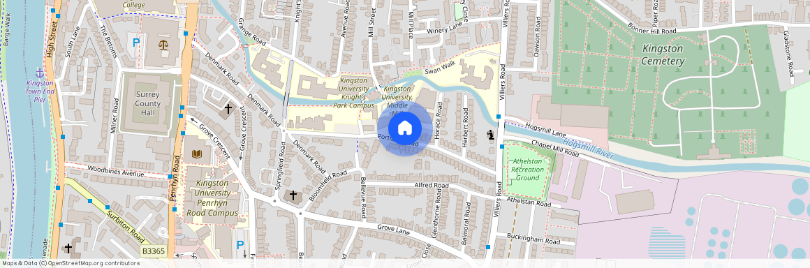 Portland Road, Kingston upon Thames, KT1