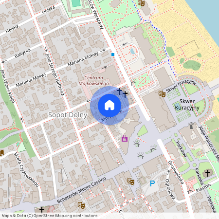 ul. Morska, Dolny Sopot - Haffnera, Dolny Sopot, Sopot, pomorskie