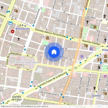 Tomas Alva Edison, Colonia Tabacalera, C.P. 06030, Df / Cdmx