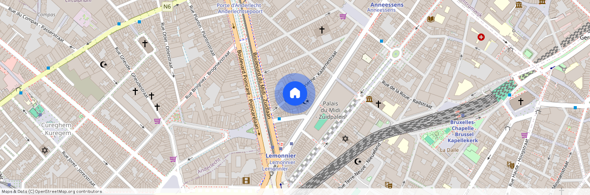 Rue De La Caserne - Kazernestraat 80, 1000 Brussel