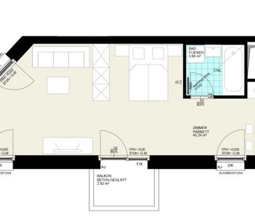 EUROGATE: Erstklassige Loft-Wohnung im Passivhaus in 1030 Wien zu m... - Photo 5