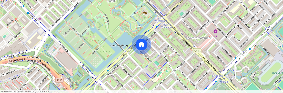 Hugo de Vrieslaan 45, 1097 EG, Amsterdam