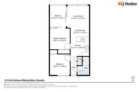 313/43 Arthur Blakeley Way, Coombs ACT 2611 - Apartment For Rent | Domain - Photo 4
