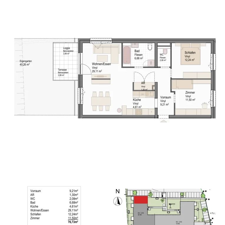 TOP 2.5 - Kirchdorf: Wohnglück Lisztstraße - Photo 1