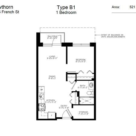 One Bedroom modern living at Brand New Hawthorn in Marpole - Photo 4