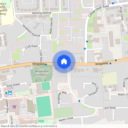 Kingsway, Mildenhall, Bury St.Edmunds, Suffolk, IP28