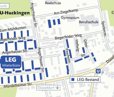 2-Zimmer-Wohnung in Duisburg-Huckingen mieten - Photo 4