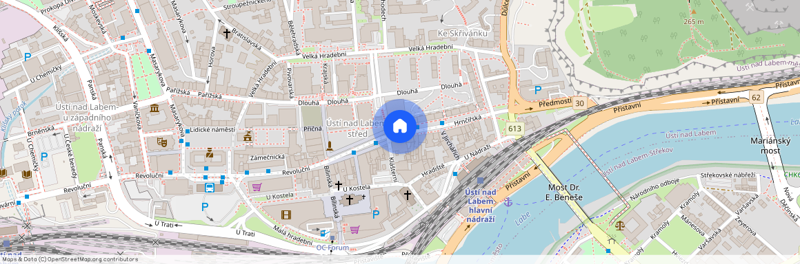 ulice Hrnčířská, Ústí nad Labem – městská část Ústí nad Labem-město