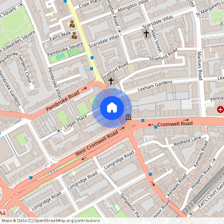 Earls Court Road, Kensington, W8, London