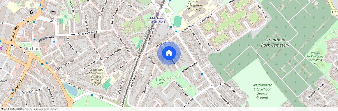 Worcester Close, Lonesome, London, CR4 1SP, United Kingdom
