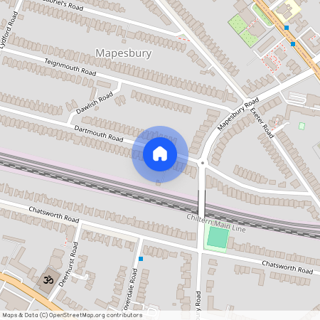 Dartmouth Road, The Mapesbury