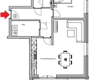 6652 - Helles und modernes Wohnen! NEUBAU-Erdgeschosswohnung in zen... - Foto 1
