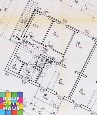3 ZIMMERWOHNUNG MIT BALKON – MIETE INKL. BK UND HK! - Photo 1
