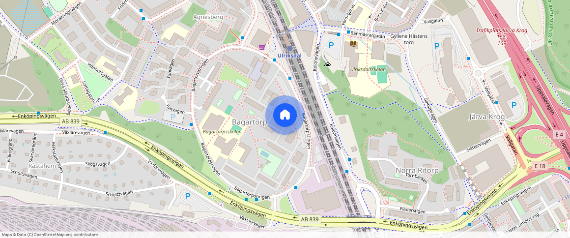 Bagartorpsringen **, Ulriksdal