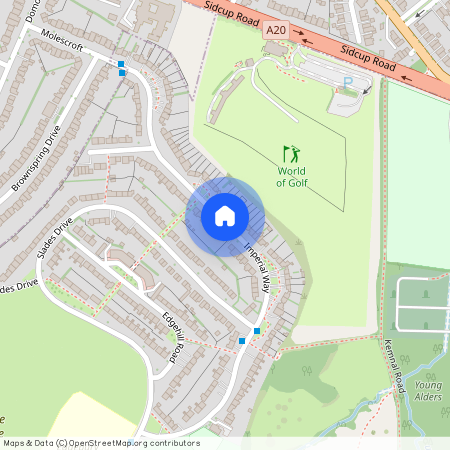 Imperial Way, Chislehurst, Kent, BR7