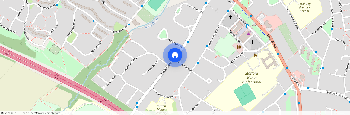 Burton Manor Road, Stafford, ST17