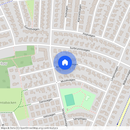 Bondegårdsvägen, Växjö