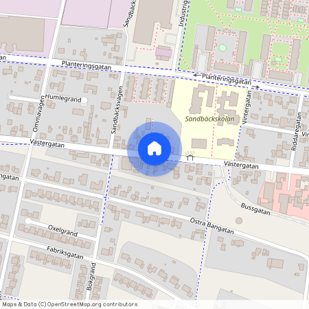 Västergatan, Sjöbo