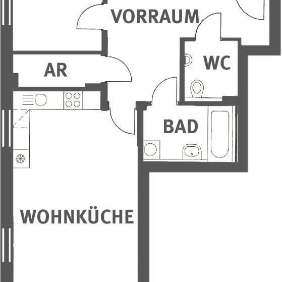 Geförderte 3-Zimmerwohnung mit hoher Wohnbeihilfe mit Balkon und Carportplatz - Photo 2